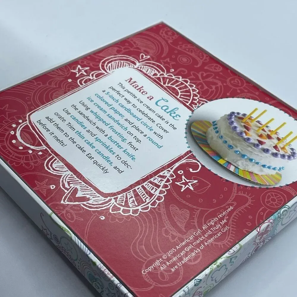 American Girl Doll Truly Me Activity Spinner Wheel Card Game Crafting Quiz